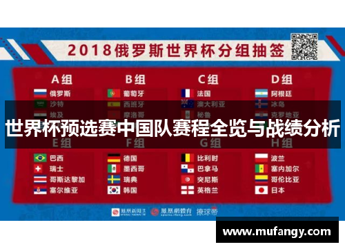 世界杯预选赛中国队赛程全览与战绩分析